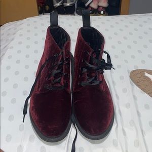 Velvet Dr. Martens